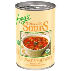 Amy's Amy’s Soup, Vegan Chunky Vegetable Soup, Gluten Free, Made with Organic Vegetables, Canned Soup, 14.3 Oz