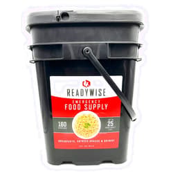 ReadyWise Emergency Food Supply, Freeze-Dried Survival-Food Disaster Kit, Camping Food, Prepper Supplies, Emergency Supplies, Freeze-Dried Meal Bucket, 25-Year Shelf Life, 160 Servings
