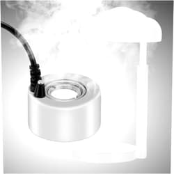 AGPTEK Aluminum Mini Mist Maker Fogger Water Fountain Pond Fog Machine Atomizer, Perfect for Halloween, Christmas and Other Holidays