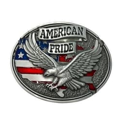 Ivory Falcon American Pride Belt Buckle