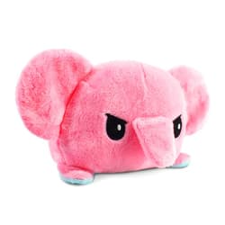 TeeTurtle - The Original Reversible Elephant Plushie - Blue + Pink - Cute Sensory Fidget Stuffed Animals That Show Your Mood 3.5 inch