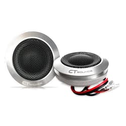 CT Sounds Meso 25mm 100 Watt Flush-Mount Premium Silk-Dome Tweeters, Pair
