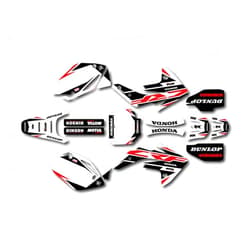 Boston Decal Works Red Shift Graphics Kit Fits Honda CRF150R 07-17 Decals CRF 150 Decal