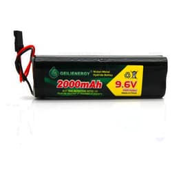 GEILIENERGY 9.6v 2000mAh Square Futaba NT8S600B Transmiter Battery Pack with Hitec connector for RC Airplanes,Cars,Heli,Sailplanes
