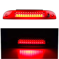 Bomusou Fit for Ford Escape/Mercury Mariner (2008-2012), for Ford Explorer (2002-2012), for Mercury Mountaineer (2002-2010) LED 3rd Brake Light Cargo Light for 8L2Z13A613A (Chrome Housing Red Lens)