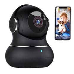 litokam 2K Indoor Security Camera, 360° Cameras for Home Security Indoor with Motion Detection, Pet Camera with Phone App, Baby Monitor-Night Vision