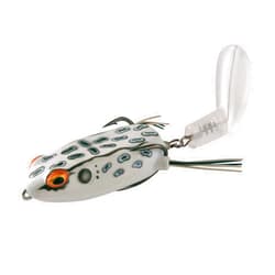 Booyah Toad Runner Jr Topwater Bass Fishing Hollow Body Frog Lure with Weedless Hooks
