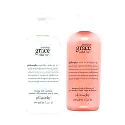 philosophy amazing grace ballet rose emulsion & shower gel duo