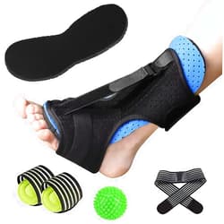 LEAFOREST Plantar Fasciitis Night Splint, Adjustable Ankle Brace Foot Drop Orthotic Brace for Plantar Fasciitis, Arch Foot Pain, Achilles Tendonitis
