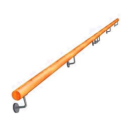 JLVAWIN Modern Wall-Mount Anti-Skid Wood Stair Handrails Safety Stair Railings for Disabled,Elderly or Child in Inside Outside Indoor Outdoor-2FT