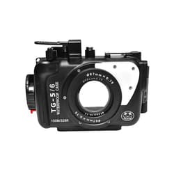 Sea frogs Compatible with Olympus TG-5/TG-6 Aluminium Underwater Camera Housing 328 Feet / 100 Metres Waterproof Housing Waterproof Quality IPX8 Black