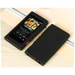 Bestfitshop NW-A55 Case, NW-A56 Case, NW-A57HN Case, Bestfitshop Soft Silicone Protective Cover Case Compatible for Sony Walkman NW-A55 A56 A57HN (Black)