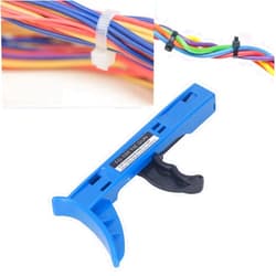 Tefola Tie Gun, Nylon Ties Gun, Cable Tie Gun Fastening Flush Cut Point, Plastic Fastening Cable Tensioner Hand Tool for Zip Nylon Cutting