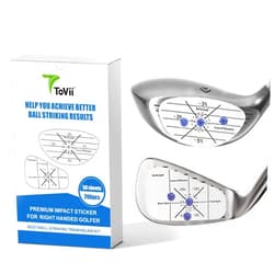 ToVii 200Pcs ~300Pcs Golf Impact Tape Set, Self-Teaching Sweet Spot and Shot Consistency Analysis, Club Impact Stickers for Woods Irons and Putters, Useful Training Aid Improve Swing Accuracy