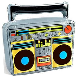 Fun Express - Inflatable Boom Box - Toys - Inflates - Inflatable Decor - 1 Piece