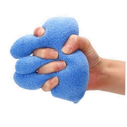Yosoo Health Gear Finger Separator Professional Hand Finger Contracture Cushion, Anti Stick Hand Finger Aid Hand Grab Bar For Elderyly Care Soft Comfortable Cotton Cloth Material Finger Separator