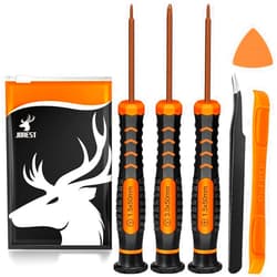 JOREST Screwdriver Kit for Switch, 6Pcs Repair Set with Triwing Y00,Y1,Phillips PH000, Tweezers, Crowbar, Triangle Pry, for Switch Lite, Joycon Controller, Wii, Gameboy Advance SP, Gamecube