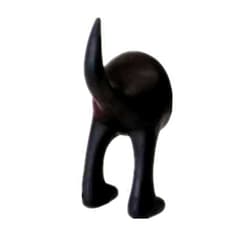 IKEA Bastis (BÄSTIS) dog cat pet leashes two loaded four loaded six mounted hanger hook a variety of colors (1, BLACK)