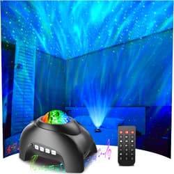 Rossetta Star Projector, Galaxy Projector for Bedroom, Bluetooth Speaker and White Noise Aurora Projector, Night Light Projector for Kids Adults Gaming Room, Home Theater, Ceiling, Room Decor