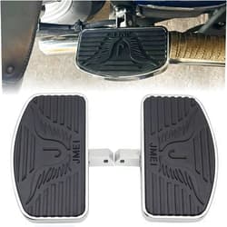 Motaux [Ship From USA] Motaux Rear Passenger Floorboards Footboards for Yamaha V Star XVS 650 1100 / Kawasaki Vulcan VN1500 / Honda Magna VF250 VF750 / CTX700 CTX700N / Shadow VT600 Steed VLX 400 2014-2018