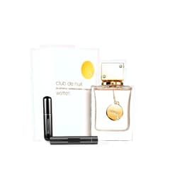 JUSPIT Bundle Armaf club de nuit Eau De Parfum for Women Perfume Gift set, 3.4 Fl Oz, bundle with Car Fresheners, Travel Atomizer