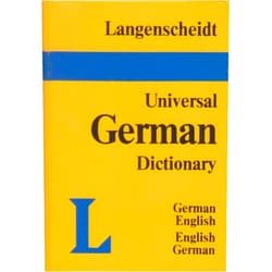 By Holger Freese (Author) Langenscheidt's Universal German Dictionary: German English English German