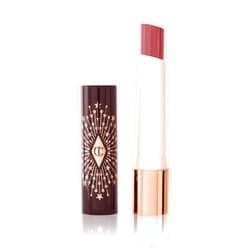 Charlotte Tilbury Hyaluronic Happikiss Lipstick Balm - High-Shine, Hydrating Lipstick Balm with Dewy, Juicy Color - Leaves Lips Fuller-Looking, Plump & Nourished - Pillow Talk