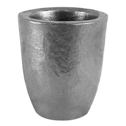 Molten Masters M Masters #6-6KG Premium Black Silicon Carbide Graphite Crucibles Cup Furnace Torch Melting Casting Refining for Aluminum, Gold, Silver, Copper, Brass Withstand 1800 ℃/3272℉