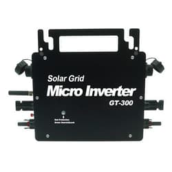 VGVGV Power Inverter, 2023 Upgrade 300W Micro Inverter Solar Grid Tie Inverter Control Waterproof IP65 MPPT Solar Inverter Controller DC To AC 120 230 Auto Identification for Laptop Vehicles Camping Road Tr