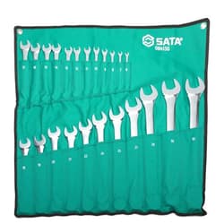 SATA 23 Piece 12 Point Combination Wrench Set | Metric sizes 6mm - 32mm | Off Corner Loading | ST08413G
