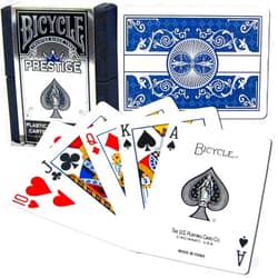 Trademark Bicycle Prestige Plastic Playing Cards (Blue)