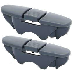 Beaquicy W10508950 Dishwasher Upper Dishrack Slide Rail Stop Clip Fit for Whirlpool Kenmore Dishwasher, Replace 8562015 W10199682 WPW10508950VP 2684662 AP6022472 PS11755805 - Pack of 2 by Beaquicy