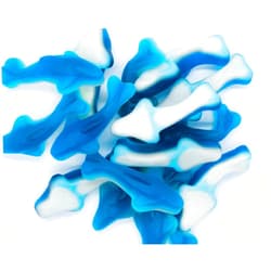 Lecsa Specialty Snacks Blue Sharks Gummy Candy 450g (15.8oz) Bulk Pack - Contains Approximately 50 Pieces – Raspberry Flavoured - Soft and Chewy Gummies by Lecsa Specialty Snacks