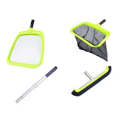 Sepetrel Pool Rake,Skimmer,Wall Brush & 10.5 Foot Pole