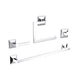 Dyconn Faucet Moreno Series Bathroom Accessories Set in 4 Piece - N/A Chrome