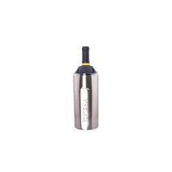 Vinglacé Wine Bottle Chiller- Portable Champagne Insulator- Stainless Steel Wine Cooler Sleeve - Keeps Wine Cold (Stainless Steel)