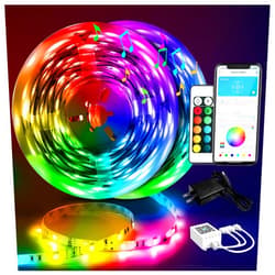 DAYBETTER Led Strip Lights 100 ft Smart with App Remote Control, 5050 RGB for Bedroom, Living Room, Home Decoration, Music Sync Color Changing for Room Party(2 Rolls of 50 ft)