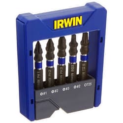 Irwin Tools 1866976 Impact Performance Series Assorted Power Bit Pocket Set (5 Piece)
