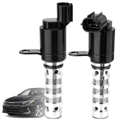 YEHERIT 2PCS Intake & Exhaust Engine Variable Valve Timing (VVT) Solenoid Compatible with Hyundai Sonata Santa Fe Tucson & Kia Sorento Forte Optima Sportage 2.0L 2.4L Replace# 24375-2G500 243552G500