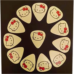 Generic imprinted guitar picks Hello Kitty (Kitty White) Guitar Picks (12 Picks) - (Buy 2, save 50% on 2nd)