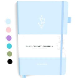 Forvencer Undated 2025 Planner, Forvencer B5 Daily Weekly & Monthly Planner 2025-2026, 12 Months Calendar Agenda Planner Organizer Notebook, Simplified Large Schedule Book for Men Women, 7