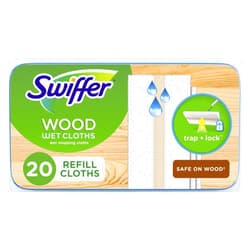 Swiffer Sweeper Wet Wood Floor Mopping cloths, 20 count