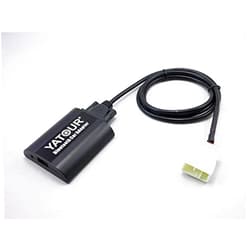 Hongruibo Car Bluetoot-h Adapter, Digital Car Stereo Aux Interface with Power 3.5mm Music Compatible for Honda Goldwing GL1800 2001-2005 Standard, Max 6 folders (BTA- HON2F)