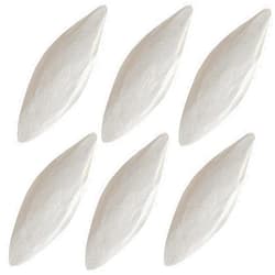 Clyairmao 6 Pcs Bird Cuttlebone for Parakeets 6.6''-7'' Cuttlebone for Birds - 100% Natural Cuttlefish Bone Bulk Chew Toy Bird Bites Calcium Stone for Canaries Tortoises,Snails,Reptiles,Parrots,Cockatiel