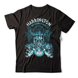 Monnie Harrington - The Legend is Alive, Sons of Odin, Harrington Last Name - Surname - Family Name Shirt Black