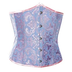 Alivila.Y Fashion Corset Womens Brocade Underbust Boned Corsets Bustier Waist Trainer