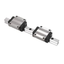 Fabater Linear Rail, 300mm Linear Rail Slide with 2Pcs HGW25CC Carriage Slider Block CNC Kit, Linear Guide Rails for CNC Machine, Automation Machine, Linear Motion Slide Rails