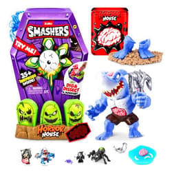 ZURU SMASHERS Smashers Mega Horror House (Blue) by ZURU, Interactive Toy, Collectable Toy for Kids and Teens
