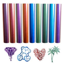 Tintnut HTV Chameleon Heat Transfer Vinyl Bundle 9 Packs 12