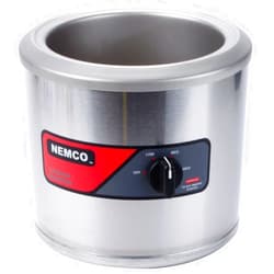 Nemco - 6102A - 7 Qt Round Countertop Cooker/Warmer